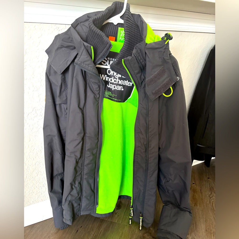 Superdry Japan. Performance windcheater winter / windbreaker jacket. Size L